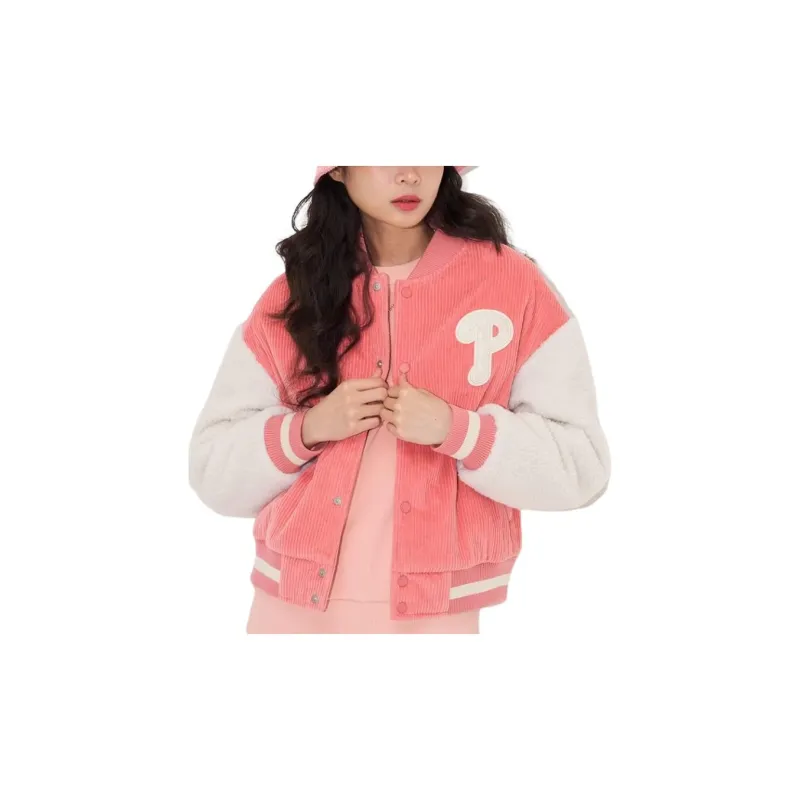 MLB Baseball Jerseys Unisex Coral-3