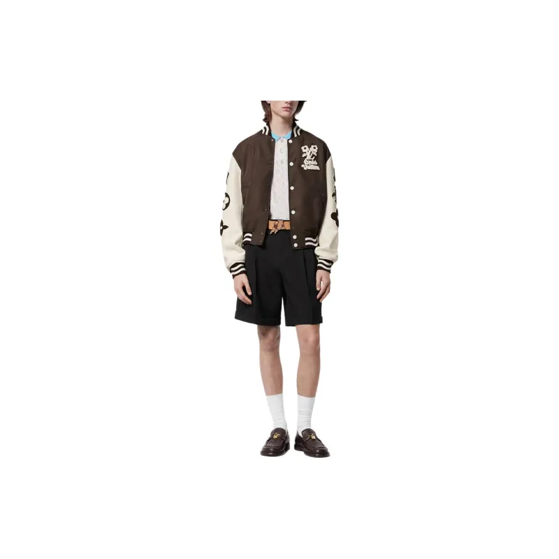 LOUIS VUITTON By Tyler The Creator Embroidered Varsity Jacket-2