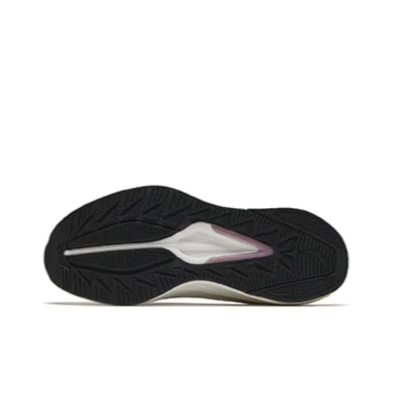 Anta Cushioning Wear Resistant Low Top Nitrogen Technology Casual Running Shoes Women's White Purple-4