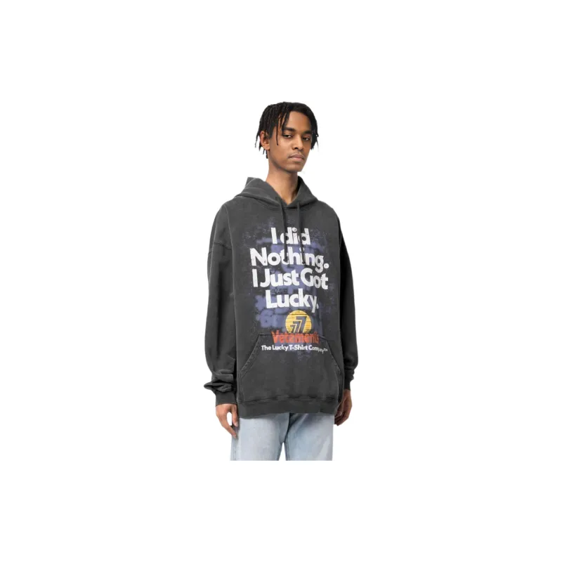 Vetements Sweatshirts Unisex Gray-1