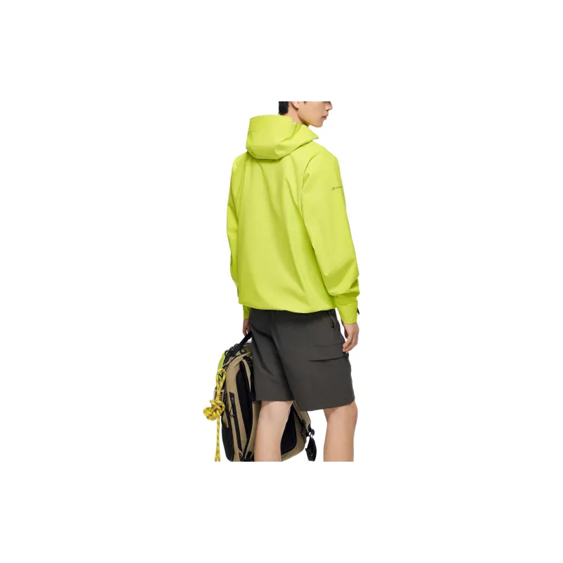 Anta Windproof Windbreaker Jacket Unisex Signed Yellow-2