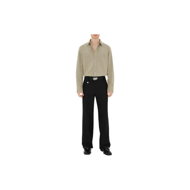 Burberry Shirts Men Khaki-2