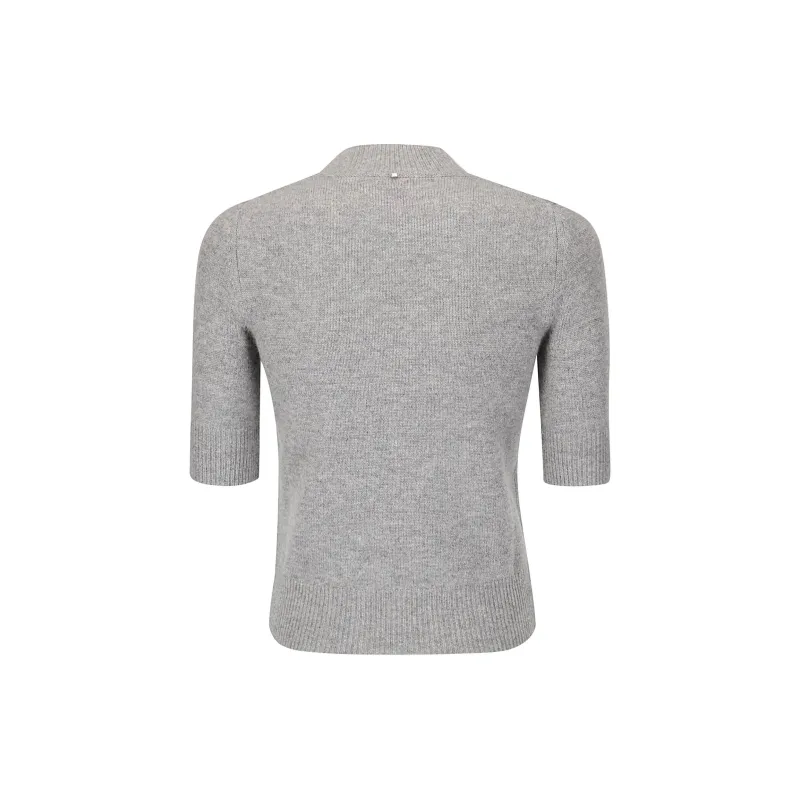 SportMax Mock Neck Short Sleeved Jumper-1