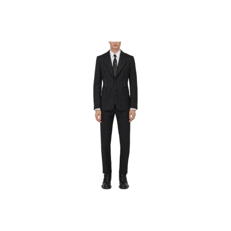 Alexander McQueen Single Breasted Prinstriped Blazer-2