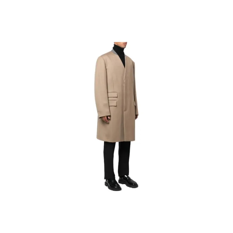 Maison Margiela Single Breasted Mid Length Coat-3