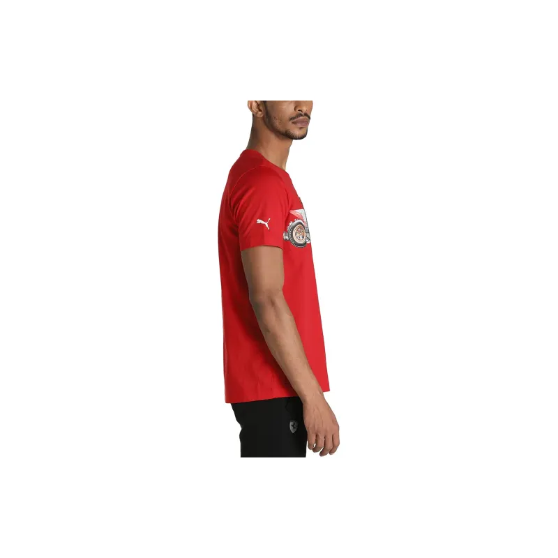 PUMA Ferrari T Shirts Men Race Red-5