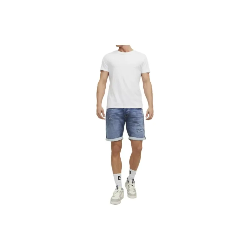JACK JONES· Denim Shorts Men's Blue-3