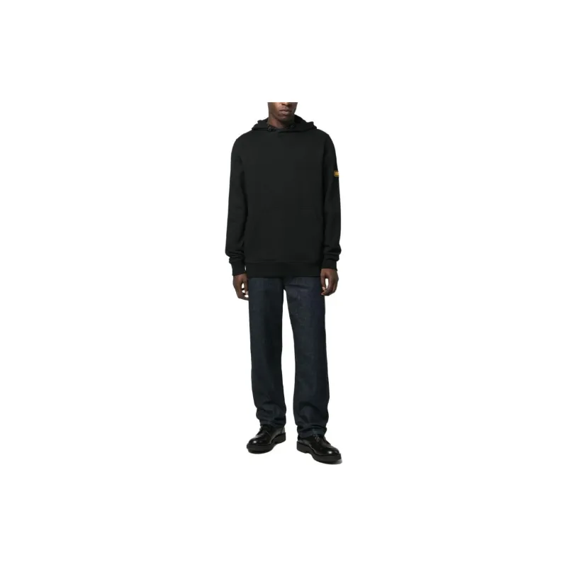 BARBOUR Logo Patch Long-Sleeved Hoodie-2
