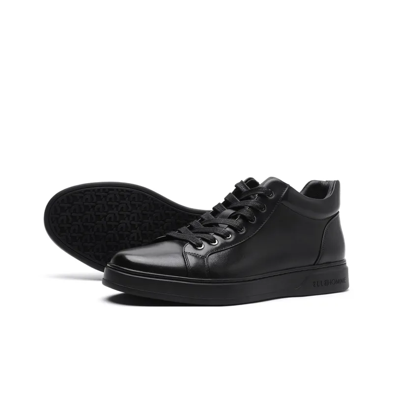 ELLE HOMME Stylish Skateboarding Shoes Men's Black-2