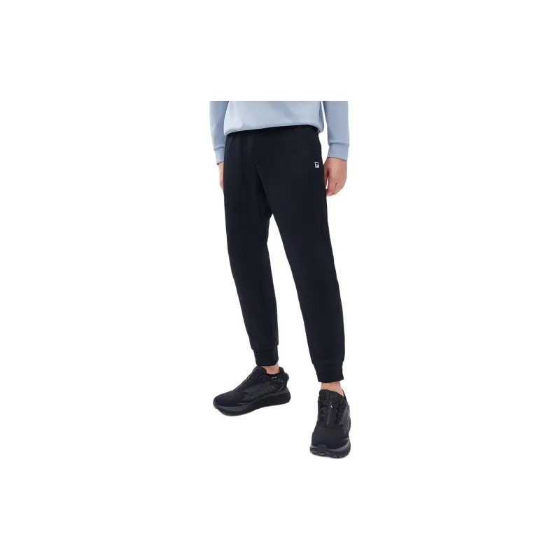 FILA Athletics Knitted Sweatpants Men's Pitch Black-2