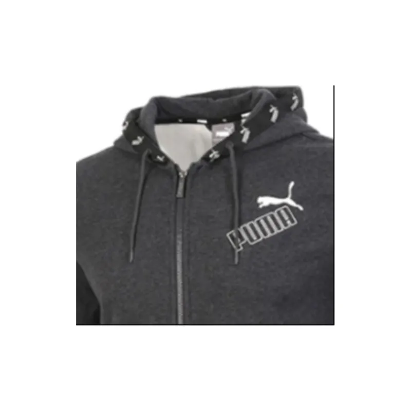 PUMA Jackets Men Black Gray Color-5
