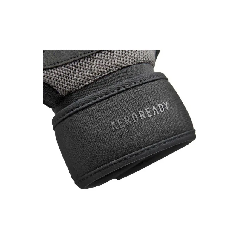 Adidas Weightlifting Belts / Gym Gloves Protective Palm Guards M Black AEROREADY Fabric Adults-4