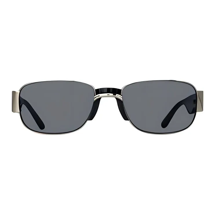 DRIES VAN NOTEN Rectangular Sunglasses Unisex Black-1