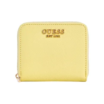 GUESS Artificial Leather Wallet Small Size Women's Yellow