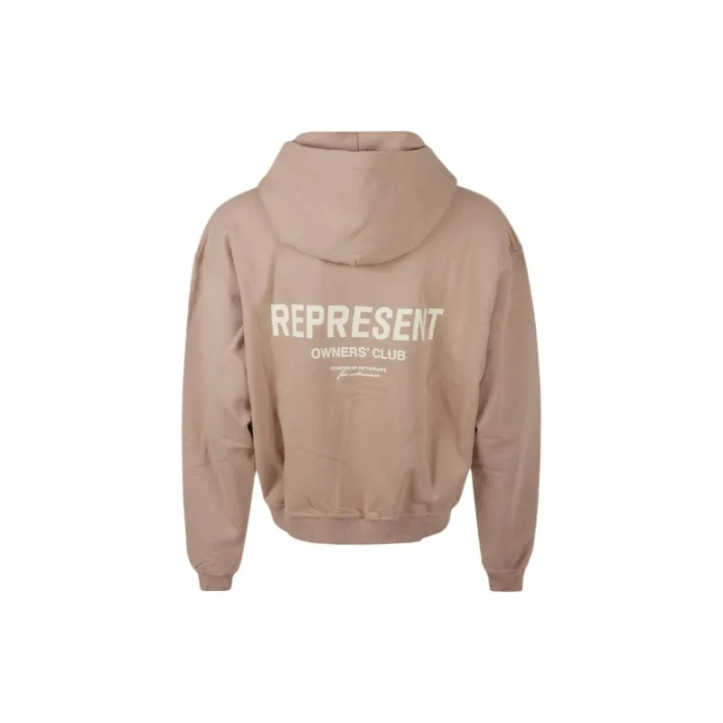 REPRESENT Logo print Zip up Hoodie-1