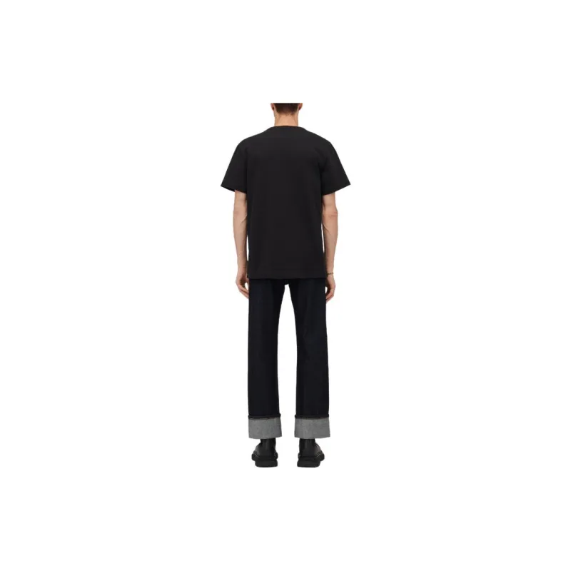 Alexander McQueen Half Seal Logo Embellished T Shirt-2