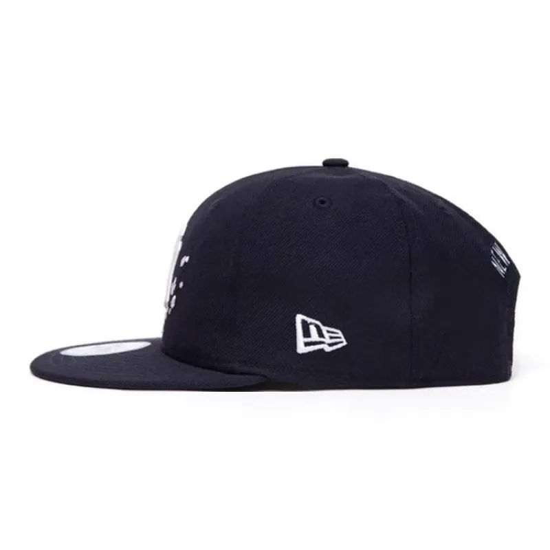 New Era Cotton Baseball Caps Unisex Black-1