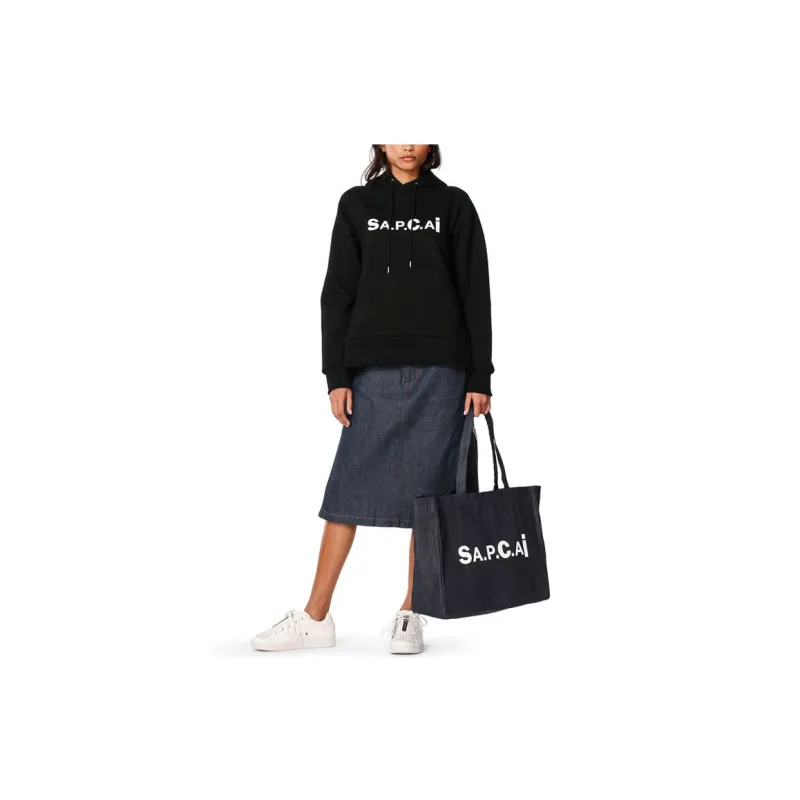 A.p.c X Sacai Sweatshirts Unisex-5