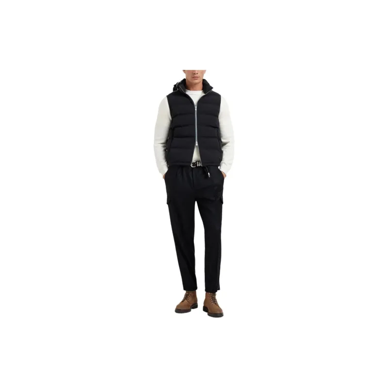 Brunello Cucinelli Zip Up Hooded Gilet-1