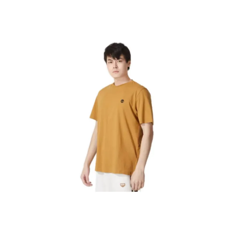 Timberland T Shirts Men Tan-2