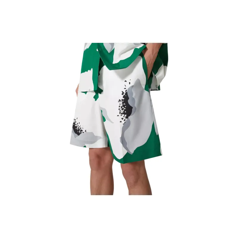 Valentino Casual Shorts Men's Green-4