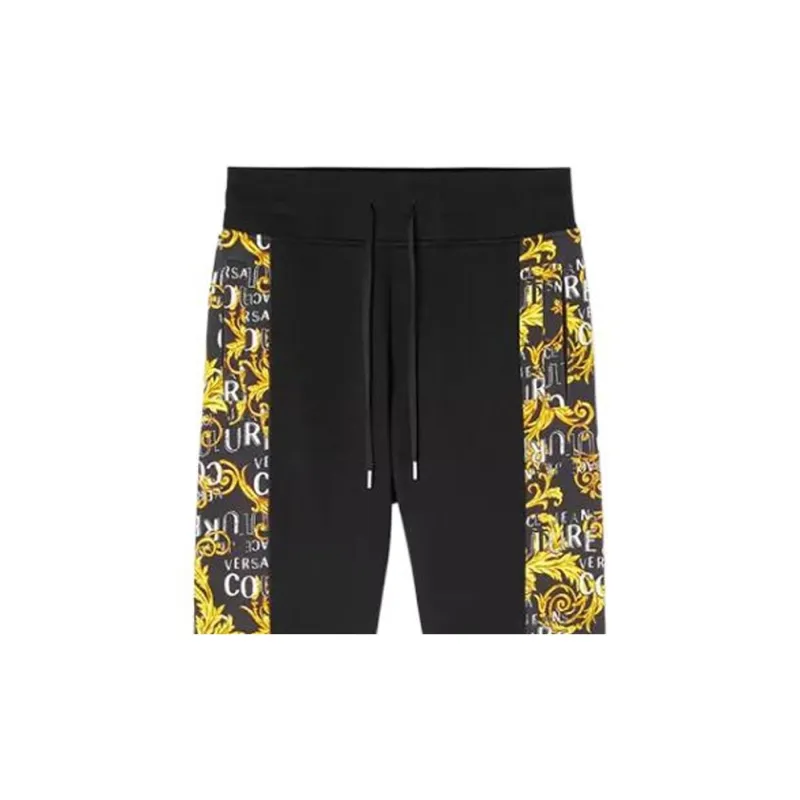 VERSACE JEANS COUTURE Knitted Sweatpants Men Black-4