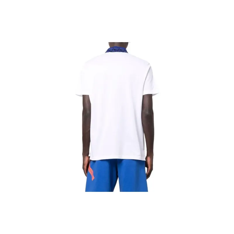 VERSACE Polo Shirts Men White-3