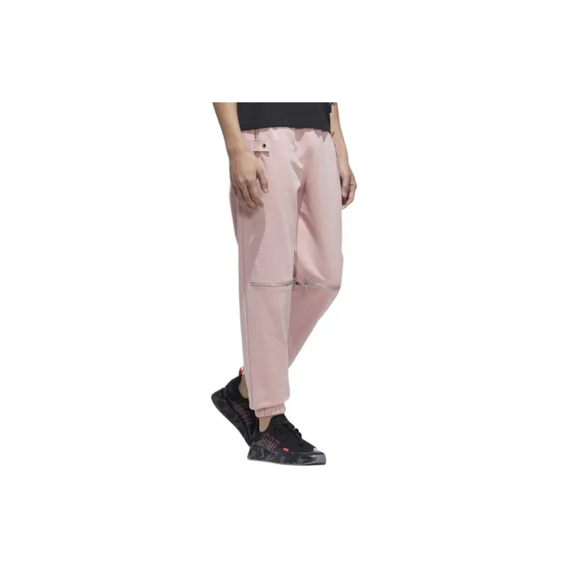 Adidas Originals Knitted Sweatpants Men Pink-3