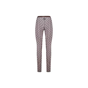 Marine Serre Moon Printed Mesh Tights 'Brown'