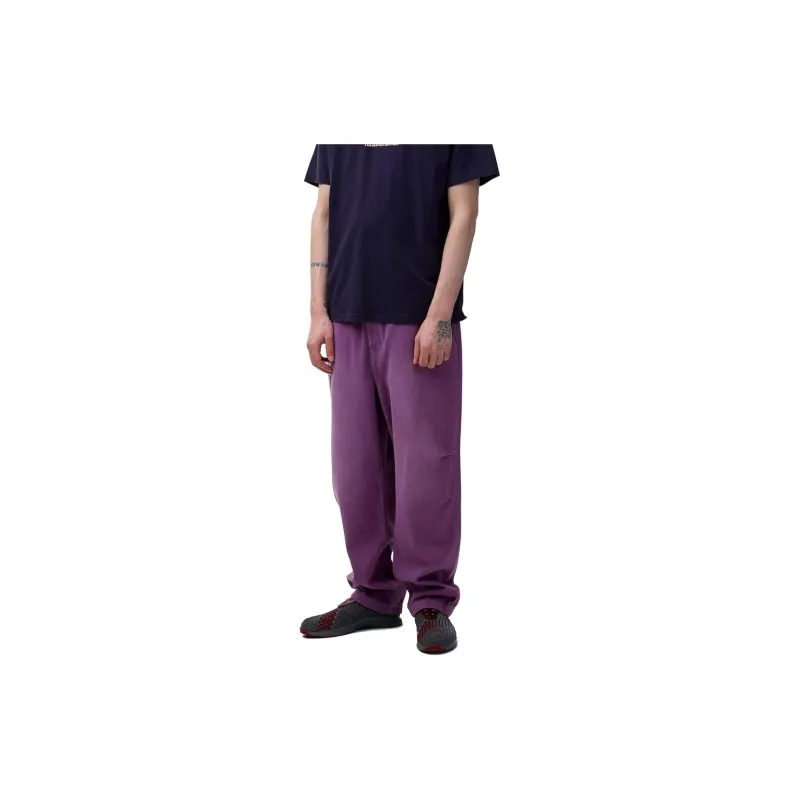 Thisisneverthat SS24 Overdyed Twill Pant Casual Pants Unisex Purple-2