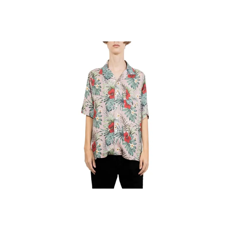 RHUDE Hawaiian Logo Rayon Shirt-2