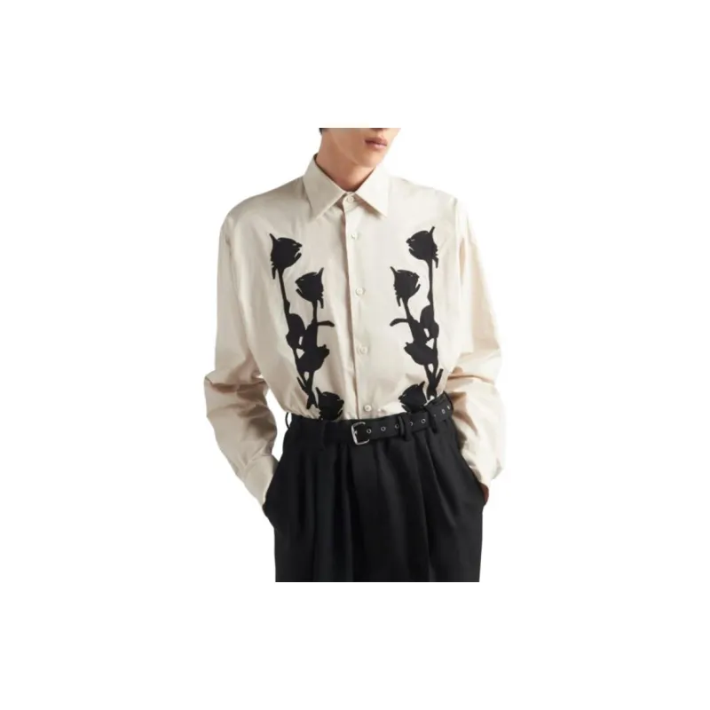 PRADA Shirts Men Sand-2