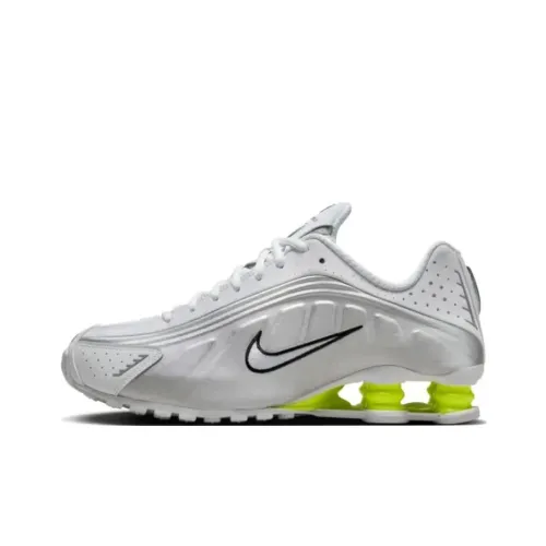 Nike Shox R4 'White Metallic Silver' Women's