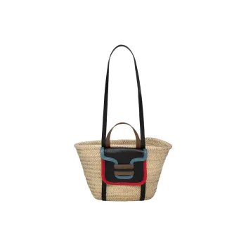 PIERRE HARDY Raffia One Shoulder Handbags Women's Black