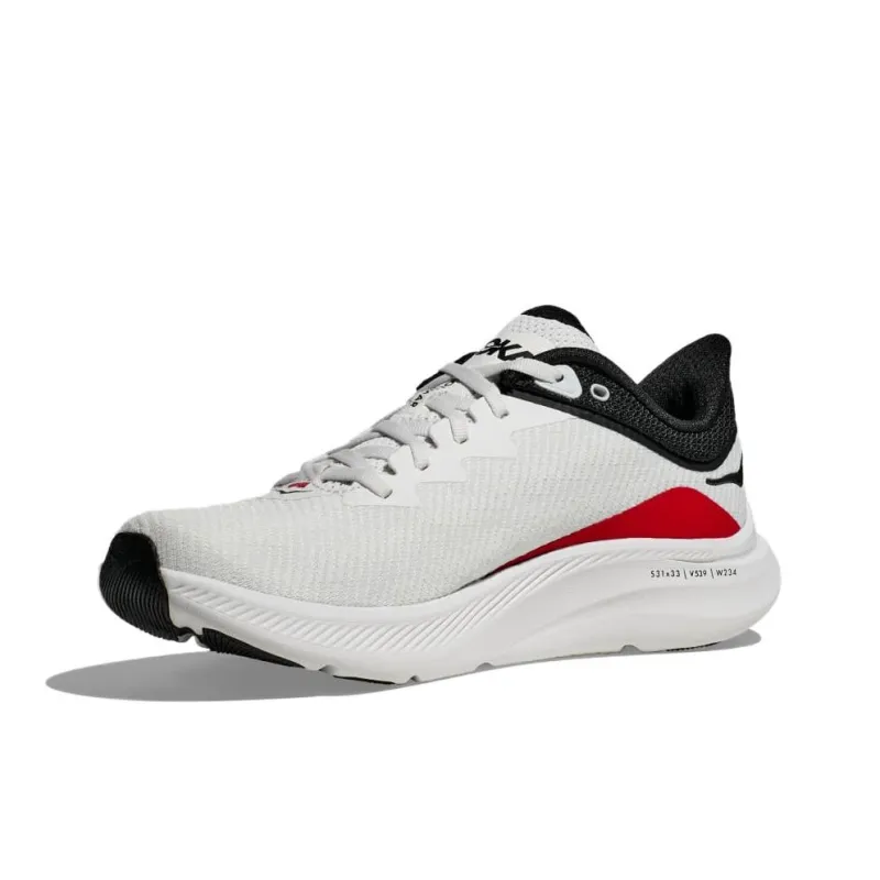 HOKA ONE ONE Solimar White Cosmic Grey Red-2