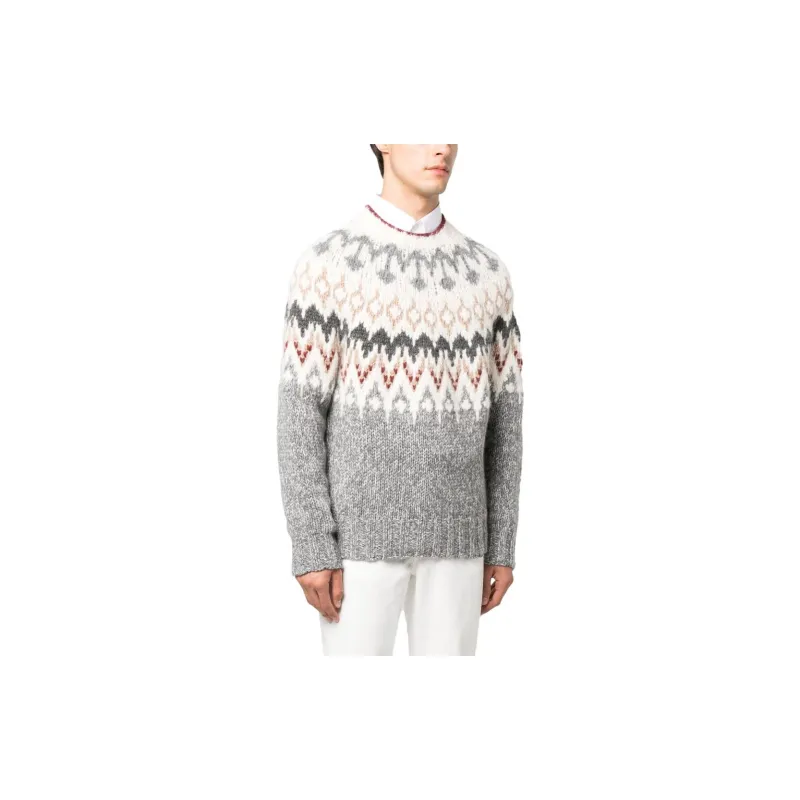Brunello Cucinelli Sweaters Men Gray-3