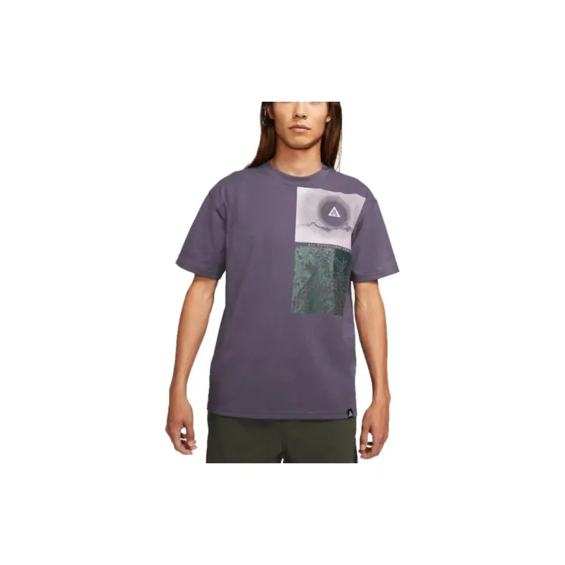 Nike ACG Collection Nike Apparel T Shirt Men's Purple-2