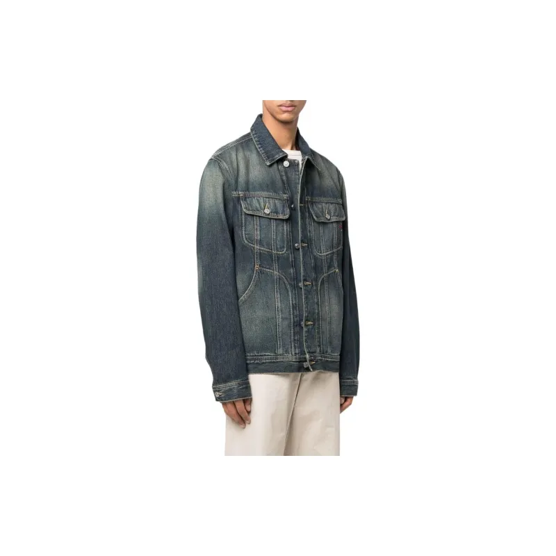 DIESEL Denim Jacket Unisex Blue-3