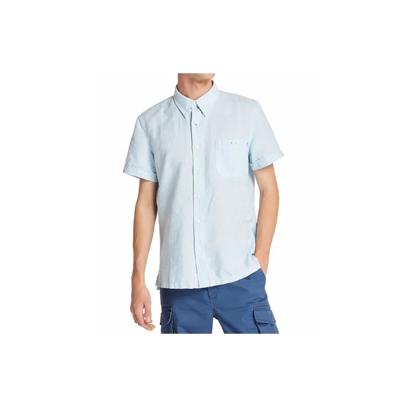 Timberland Shirt Men's Sky Blue-2