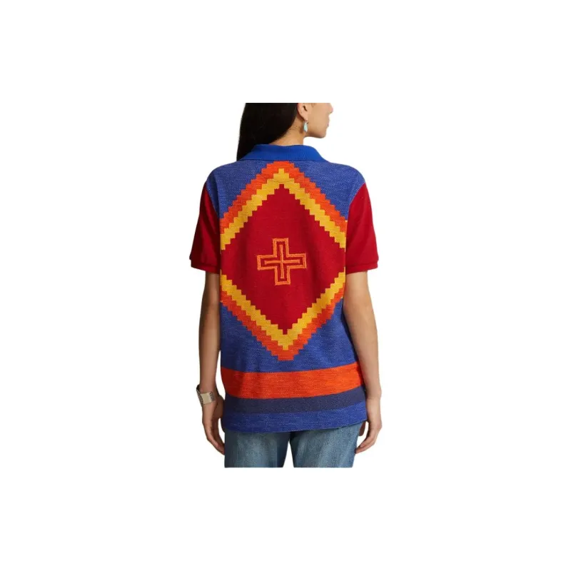 Polo Ralph Lauren PRL X Naiomi Glasses Mesh Shirt Polo Shirt Unisex Multicolor-4