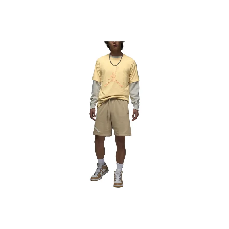 Jordan Brand Casual Shorts Men Light Brown-1