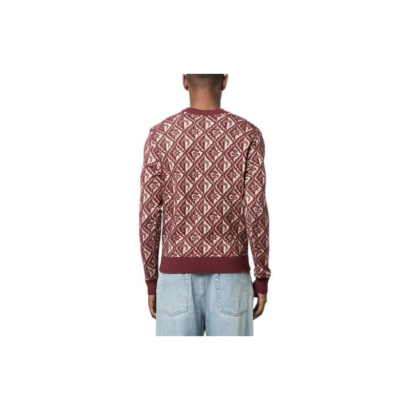 Marine Serre Moon Diamant Jacquard Crewneck Jumper-2