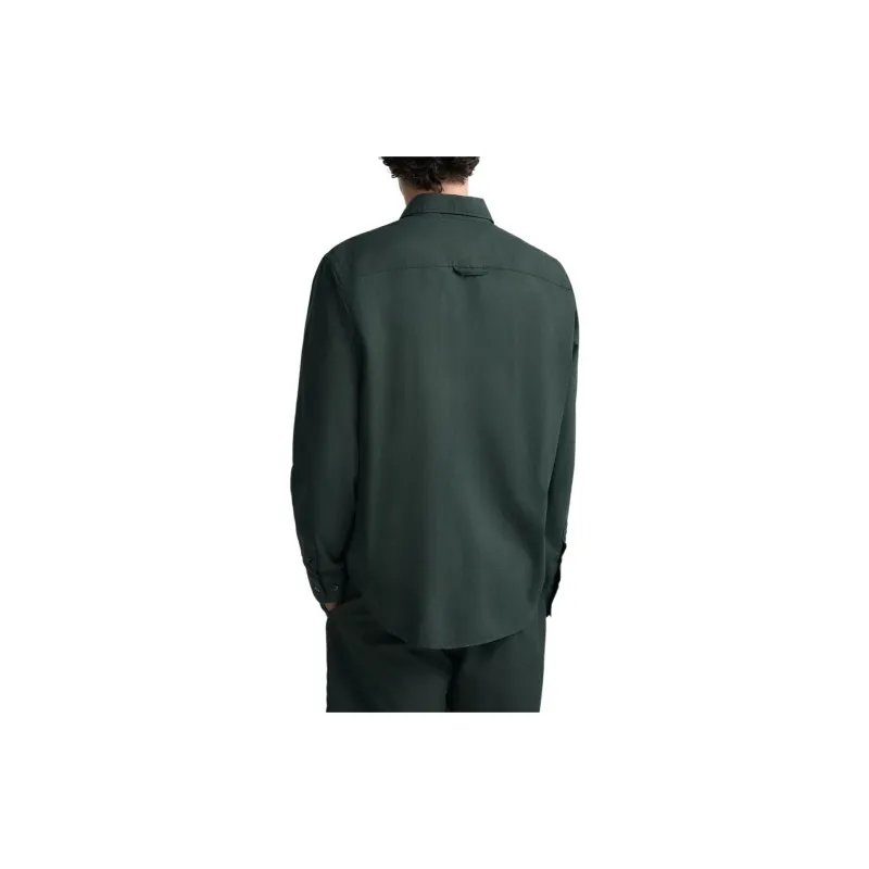 ZARA Shirts Men Dark Green-3