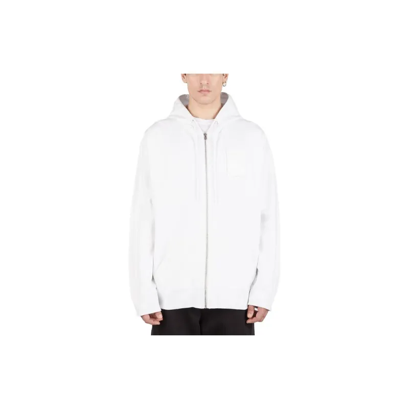 RAF SIMONS Logo-patch Zip-up Hoodie-2