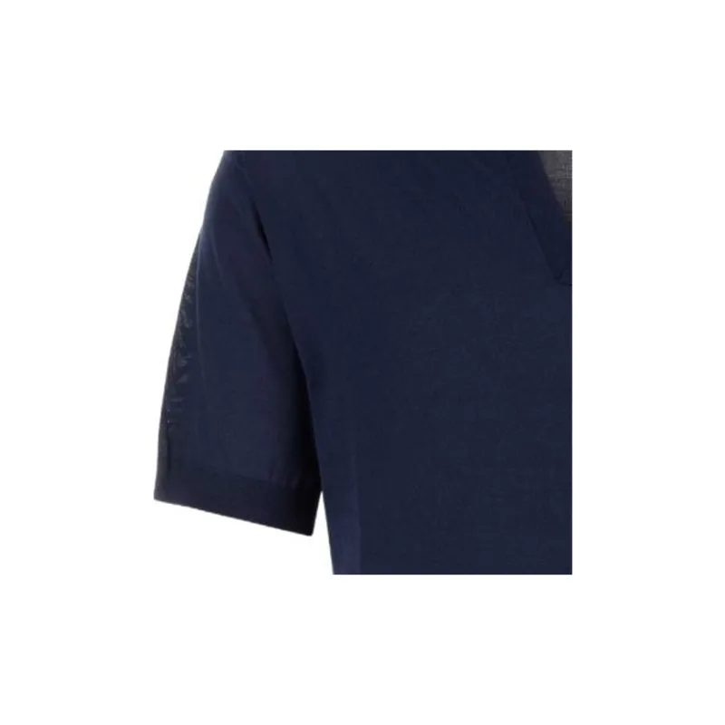 PRADA SS24 Polo Shirt Men's Dark Blue-2