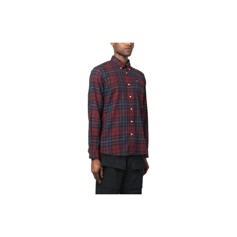 BARBOUR Shirts Men Red-3
