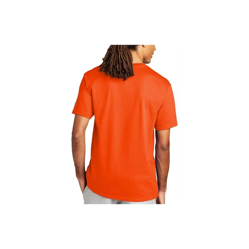 Champion Straight T Shirt Men's Orange-3