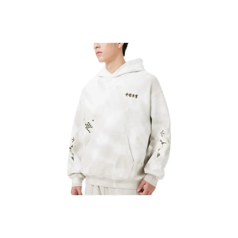 LiNing China Li Ning Sweatshirts Unisex Shoot Yellow Gray-5