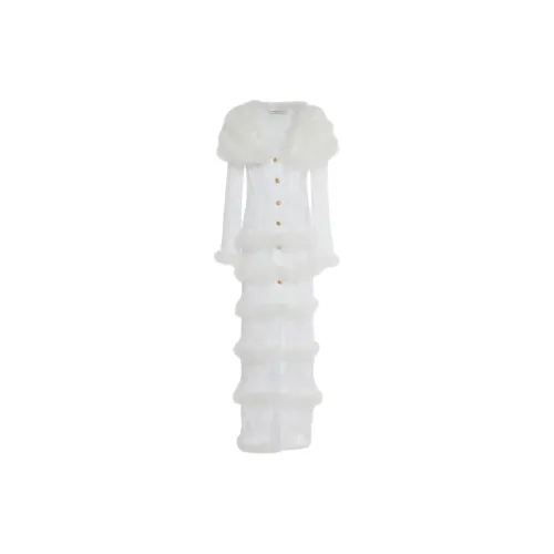 Alessandra Rich Coats Women's White