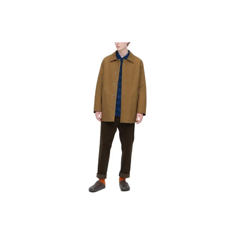 UNIQLO Jackets Men Brown-1